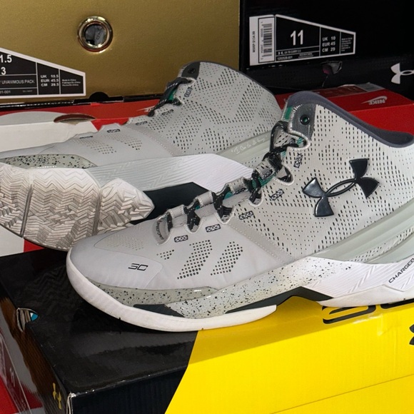 Under Armour Curry 2 “Rainmaker Graystorm” Men’s Size 11 US - Picture 3 of 8